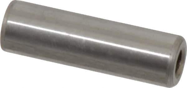 Gibraltar - 3/8" Diam x 1-1/4" Pin Length C-1215 Case Hardened Steel Pull Out Dowel Pin - 1 Beveled & 1 Threaded End - All Tool & Supply