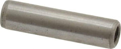 Gibraltar - 1/4" Diam x 1" Pin Length C-1215 Case Hardened Steel Pull Out Dowel Pin - 1 Beveled & 1 Threaded End - All Tool & Supply