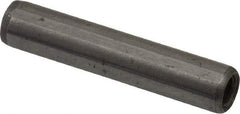 Gibraltar - 1/4" Diam x 1-1/4" Pin Length C-1215 Case Hardened Steel Pull Out Dowel Pin - 1 Beveled & 1 Threaded End - All Tool & Supply