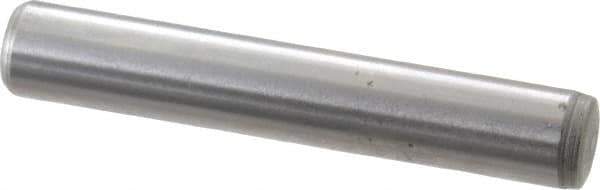 Gibraltar - 1/4" Diam x 1-1/2" Pin Length C-1215 Case Hardened Steel Pull Out Dowel Pin - 1 Beveled & 1 Threaded End - All Tool & Supply