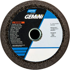 4″ / 3″ × 2″ × 5/8″-11 Gemini Snagging Wheel Type 11 Flaring Cup 16 Grit Aluminum Oxide - All Tool & Supply