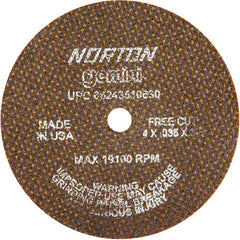 4 x .035 × 3/8″ Gemini Fast Cut Small Diameter Cut-Off Wheel >3″ A 60 O Type 01/41 - All Tool & Supply