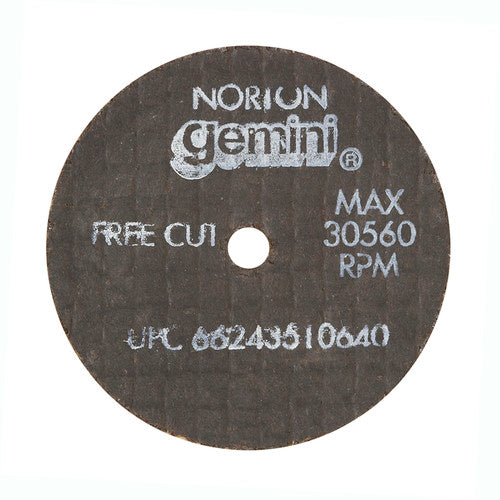 ‎2-1 /2″ × 0.060″ × 1/4″ Gemini Small Diameter Cut-Off Wheel Type 01 Straight Aluminum Oxide - All Tool & Supply