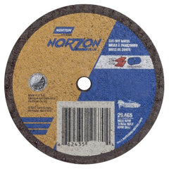 3″ × 1/16″ × 1/4″ NorZon Plus Small Diameter Cut-Off Wheel Type 01 Straight - All Tool & Supply