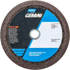 ‎5″ / 3-3/4″ × 2″ × 5/8″-11-Gemini Snagging Wheel Type 11-Flaring Cup 16 Grit Aluminum Oxide - All Tool & Supply