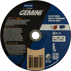 150 mm × 1 mm × 5/8″ Gemini Circular Saw Cut-Off Wheel U57A 60 O Type 01/41 - All Tool & Supply