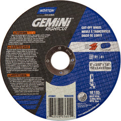 6″ × 0.090″ × 7/8″ Gemini Right Angle Cut-Off Wheel Type 01 Straight 46 Grit - All Tool & Supply