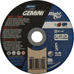 6 x .045 × 7/8″ Gemini RightCut Right Angle Cut-Off Wheel A 36 Q B Type 01/41 - All Tool & Supply