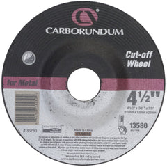 ‎4-1/2″ × 1/4″ × 5/8″-11 T27 Carbo White A24 Grit Depressed Center Wheel - All Tool & Supply