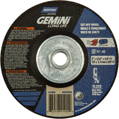 ‎5″ × 3/32″ × 5/8″-11 Gemini Non-Woven Depressed Center Wheel Type 27 24 Grit - All Tool & Supply