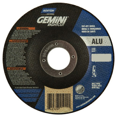 ‎4-1/2″ × 0.045″ × 7/8″ Gemini Non-Woven Depressed Center Wheel Type 27 24 Grit - All Tool & Supply