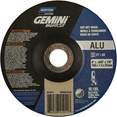 6″ × 0.045″ × 7/8″ Gemini Non-Woven Depressed Center Wheel Type 27 24 Grit - All Tool & Supply