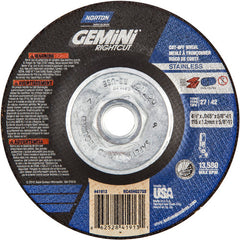 ‎4-1/2″ × 0.045″ × 5/8″-11 Gemini Non-Woven Depressed Center Wheel Type 27 24 Grit - All Tool & Supply