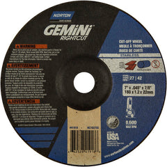 7″ × 0.045″ × 7/8″ Gemini Non-Woven Depressed Center Wheel Type 27 24 Grit - All Tool & Supply