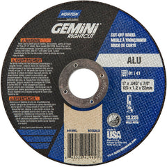 5″ × 0.045″ × 7/8″ Right Angle Cut-Off Wheel Gemini RightCut ALU 36 Grit - All Tool & Supply