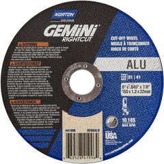 6″ × 0.045″ × 7/8″ Right Angle Cut-Off Wheel Gemini RightCut ALU 36 Grit - All Tool & Supply