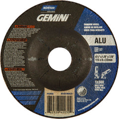 ‎4-1/2″ × 1/8″ × 7/8″ Gemini Non-Woven Depressed Center Wheel Type 27 46 Grit - All Tool & Supply