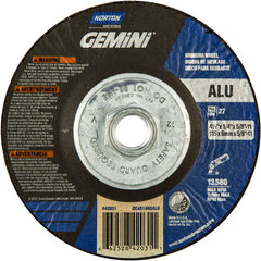 ‎4-1/2″ × 1/4″ × 5/8″ Gemini Non-Woven Depressed Center Wheel Type 27 - All Tool & Supply