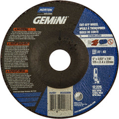 5″ × 0.090″ × 7/8″ Gemini Non-Woven Depressed Center Wheel Type 27 - All Tool & Supply