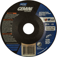 ‎4-1/2″ × 1/8″ × 7/8 ″ Gemini Non-Woven Depressed Center Wheel Type 29 36 Grit - All Tool & Supply