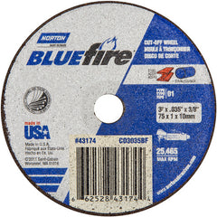 3 x .035 × 3/8″ BlueFire Small Diameter Cut-Off Wheel <=3″ ZA 46 X Type 01/41 - All Tool & Supply