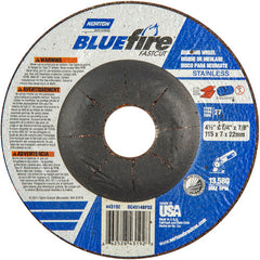 ‎4-1/2″ × 1/4″ × 7/8″ BlueFire Non-Woven Depressed Center Wheel Type 27 - All Tool & Supply