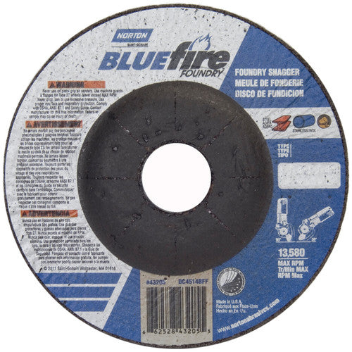 ‎4-1/2″ × 1/4″ × 7/8″ BlueFire Non-Woven Depressed Center Wheel Type 27 - All Tool & Supply