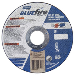 ‎4-1/2 × 1/16 × 7/8″ BlueFire RightCut Right Angle Cut-Off Wheel A 36 Q Type 01/41 - All Tool & Supply