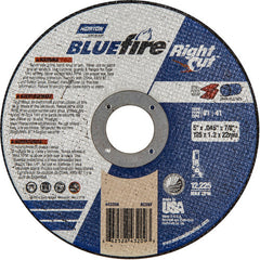 5 × 1/16 × 7/8″ BlueFire RightCut Right Angle Cut-Off Wheel A 36 Q Type 01/41 - All Tool & Supply