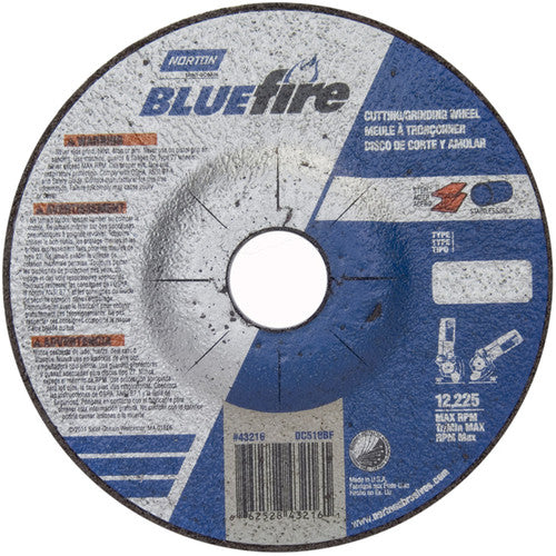 5 × 1/8 × 7/8″ BlueFire Grinding Wheel ZA 30 U Type 27 - All Tool & Supply