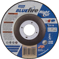 ‎4-1/2 × 1/16 × 7/8″ BlueFire RightCut Cutting Wheel A 36 R Type 27/42 - All Tool & Supply