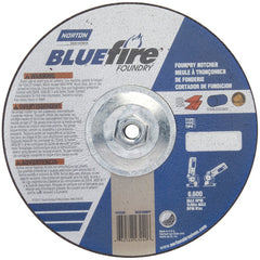 9″ × 1/8″ × 5/8″ BlueFire Non-Woven Depressed Center Wheel Type 27 Zirconia Alumina / Aluminum Oxide - All Tool & Supply