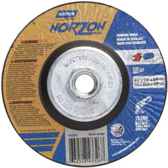 ‎4-1/2″ × 1/4″ × 5/8″ NorZon Plus Non-Woven Depressed Center Wheel Type 27 - All Tool & Supply