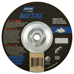 7″ × 1/4″ × 5/8″ Norton Metal Non-Woven Depressed Center Wheel Type 27 - All Tool & Supply