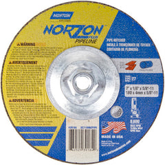 7″ × 1/8″ × 5/8″ NorZon Plus Non-Woven Depressed Center Wheel Type 27 - All Tool & Supply