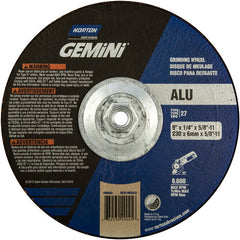 ‎9″ × 1/4″ × 5/8″-11 Gemini Non-Woven Depressed Center Wheel Type 27 24 Grit - All Tool & Supply