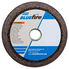 4″ / 3″ × 2″ × 5/8″-11 Snagging Wheel Blue Fire Type 11 Flaring Cup 16 Grit - All Tool & Supply