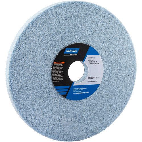 ‎8″ × 1/2″ × 1-1/4″ Gemini Toolroom Wheel Type 01 Straight 46 Grit Aluminum Oxide - All Tool & Supply