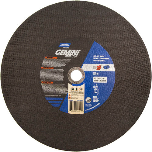 14″ × 1/8″ × 1″ Gemini Stationary Saw Cut-Off Wheel Aluminum Oxide - All Tool & Supply