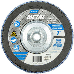 ‎7 × 5/8 - 11″ Metal Fiberglass Conical Flap Disc Type 29 P40 Grit R828 Zirconia Alumina - All Tool & Supply