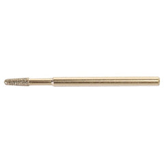 0.078″-0.110″ 5/16″ - Electroplated CBN Mandrel-100 Grit - Round End Taper - All Tool & Supply