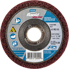 ‎4-1/2″ × 7/8″ Rapid Prep Depressed Center Finishing Wheel 150-180 Grit Aluminum Oxide - All Tool & Supply