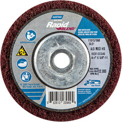 ‎4-1/2″ × 5/8″-11 Rapid Prep Depressed Center Finishing Wheel 150-180 Grit Aluminum Oxide - All Tool & Supply