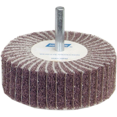 2″ × 1″ × 1/4″ Interleaf Non-Woven Flap Wheel 120 Grit Aluminum Oxide - All Tool & Supply