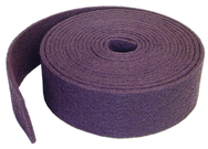 4'' x 30 ft. - Maroon - Aluminum Oxide Fine Grit - Bear-Tex Clean & Blend Roll - All Tool & Supply