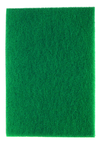 3-1/4 x 6-1/4 x 3/4" - Green/Yellow; Scour-N-Sponge Pad; Aluminum Oxide; Very Fine - All Tool & Supply