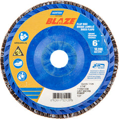 6″ × 7/8″ 40 Grit Type 27 Blaze Flap Disc - All Tool & Supply