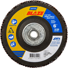 ‎6″ × 5/8″-11 40 Grit Type 27 Blaze Flap Disc - All Tool & Supply