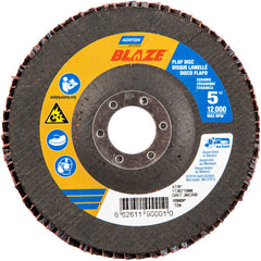 5 × 7/8″ Blaze Fiberglass Conical Flap Disc Type 29 36 Grit R980P Premium Ceramic Alumina - All Tool & Supply