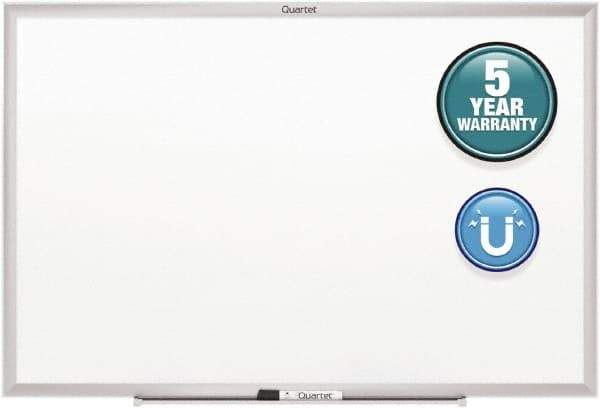 Quartet - 36" High x 60" Wide Magnetic Dry Erase Board - Steel, Includes Dry-Erase Marker & Mounting Kit - All Tool & Supply